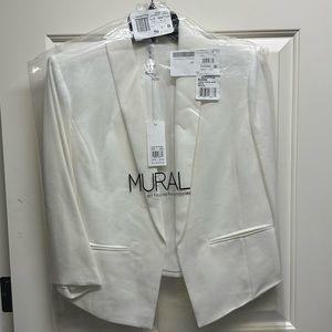 White Mural Blazer - NWT